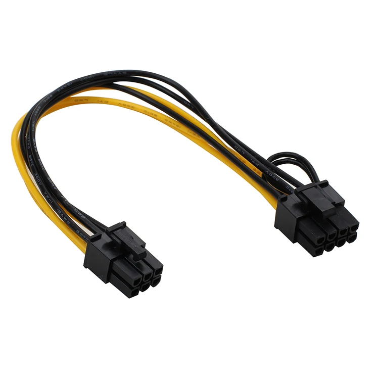 6 Pin Male to 8 PCI Express Power Adapter Cable for Graphics Video Card 6Pin 8Pin PCI-E | Компьютеры и офис