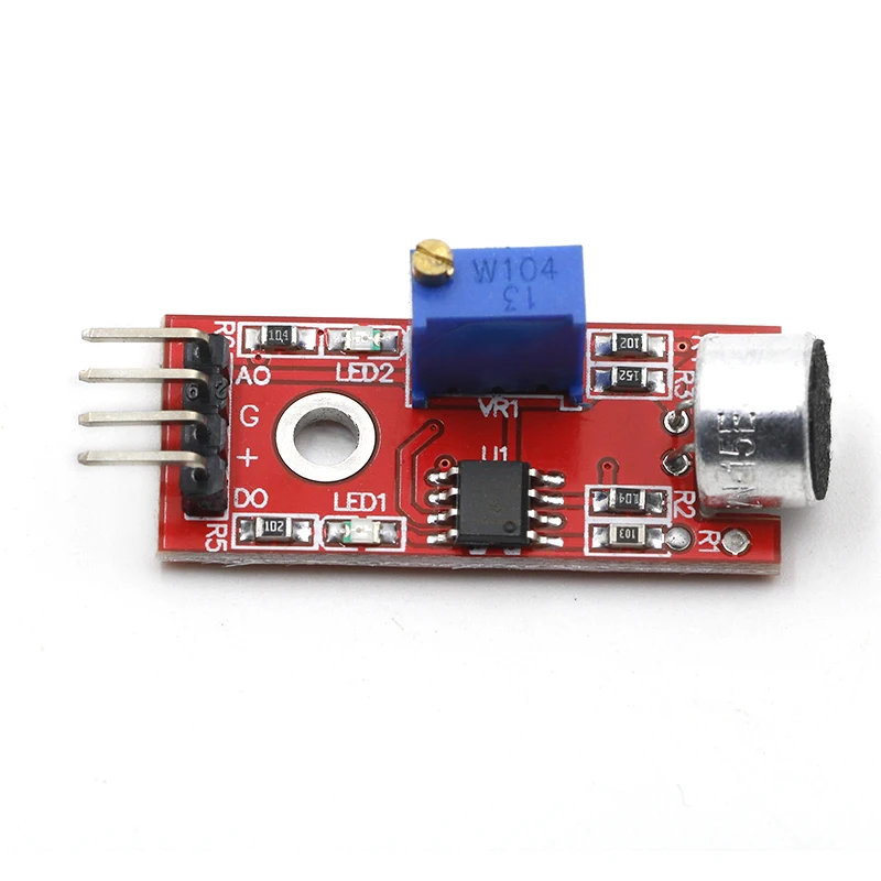 Высокочувствительный звуковой микрофон Сенсор обнаружения модуль для Arduino AVR