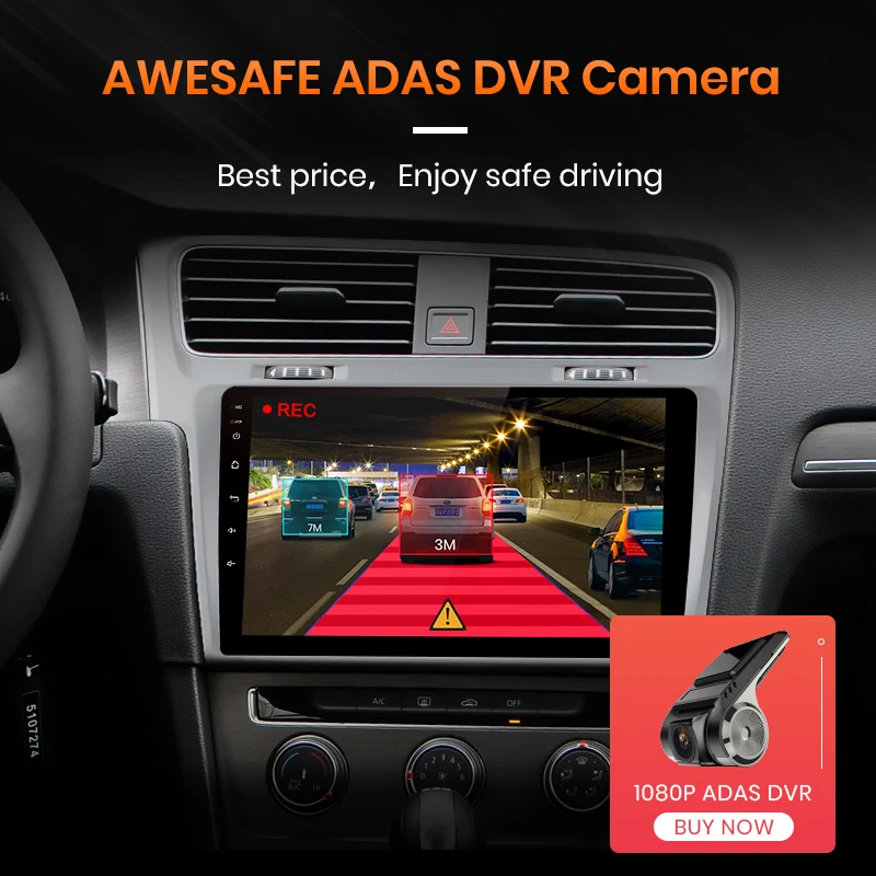 AWESAFE PX9 для VW Golf 7 2013 2014 2015 автомобильный Радио мультимедийный видео плеер GPS No 2 din
