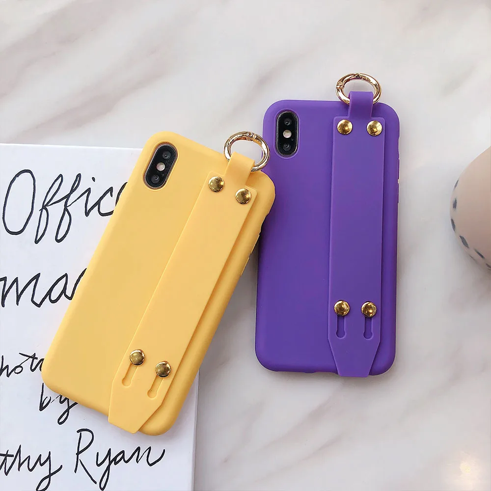 Силиконовый мягкий чехол-держатель для iPhone11 XR XS Max 7 8 6 6s Plus 11Pro | Мобильные телефоны