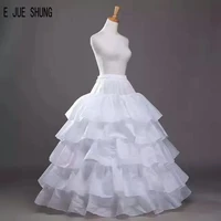 e jue shung new 5 layers bridal petticoats black white petticoat crinoline slip underskirt big ruffle wedding accessories