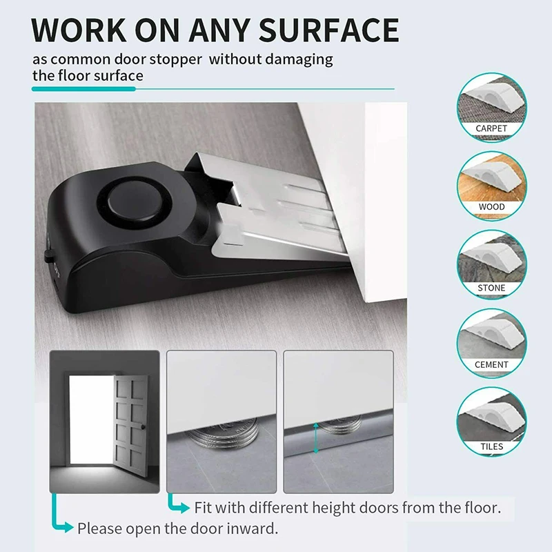 1 шт. устройство для обнаружения двери из нержавеющей стали | Обустройство дома