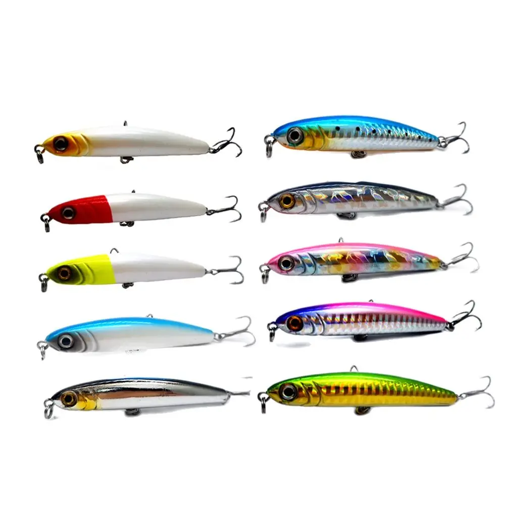 

Wellsun Sinking Pencil Stick Bait Fishing Lure 8cm 12g 3.14" 0.42oz Hard Plastic Artificial Fishing Lure