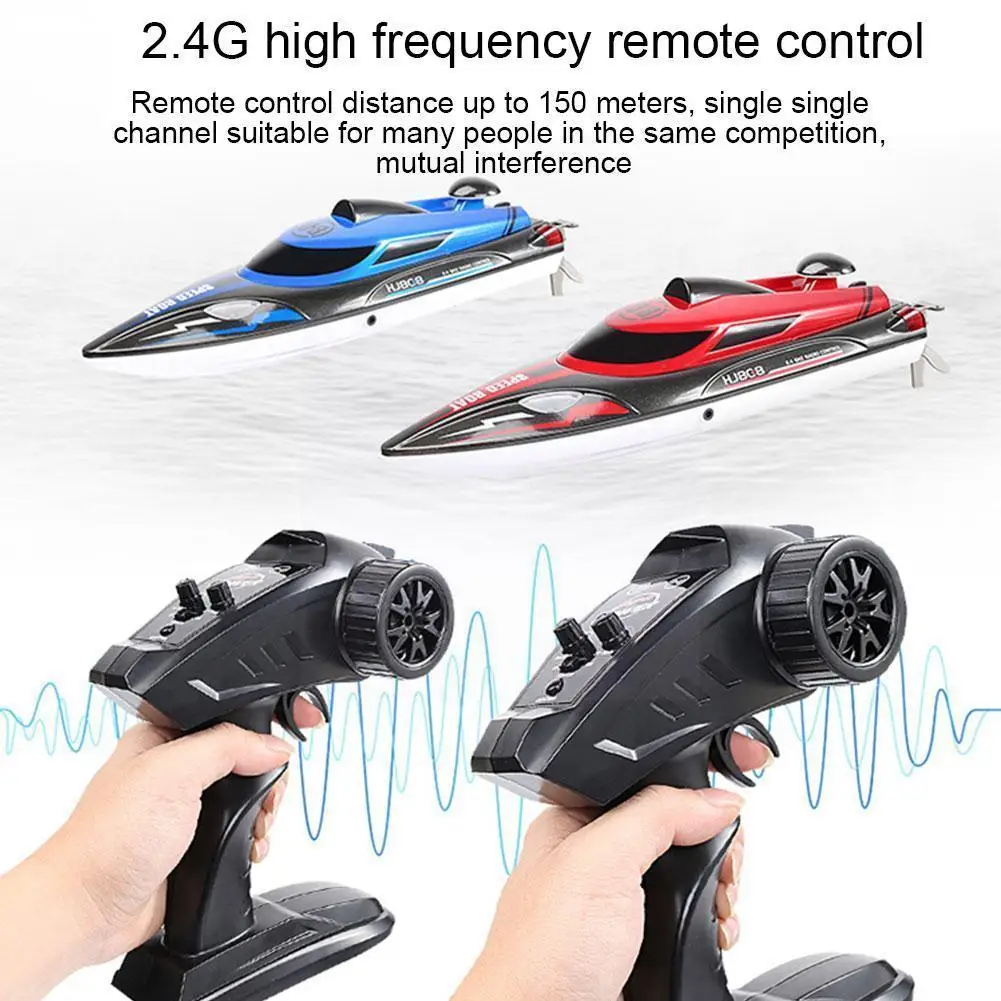 

2021New 808 Rc лодка 2,4G дистанционное управление скоростная лодка перезаряжаемая Противоударная wltoys Защитная крышка Водонепроницаемая лодка ...
