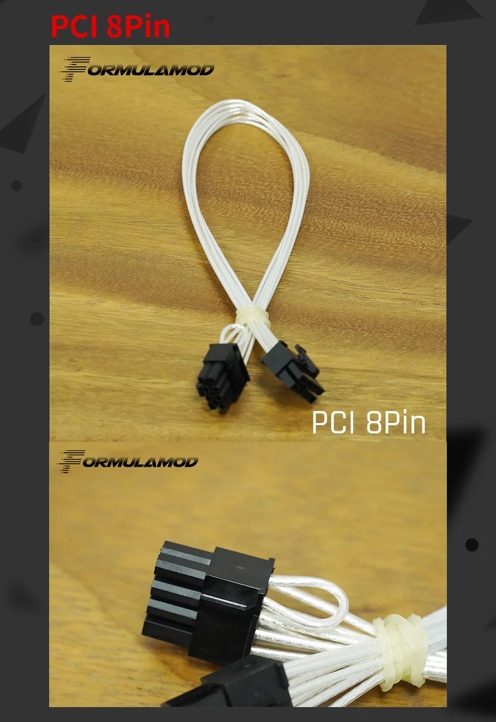 FormulaMod Fm-HS-SL, полностью модульные кабели PSU, посеребренные 18AWG, для Asus THOR& sesonic Focus/Prime Series