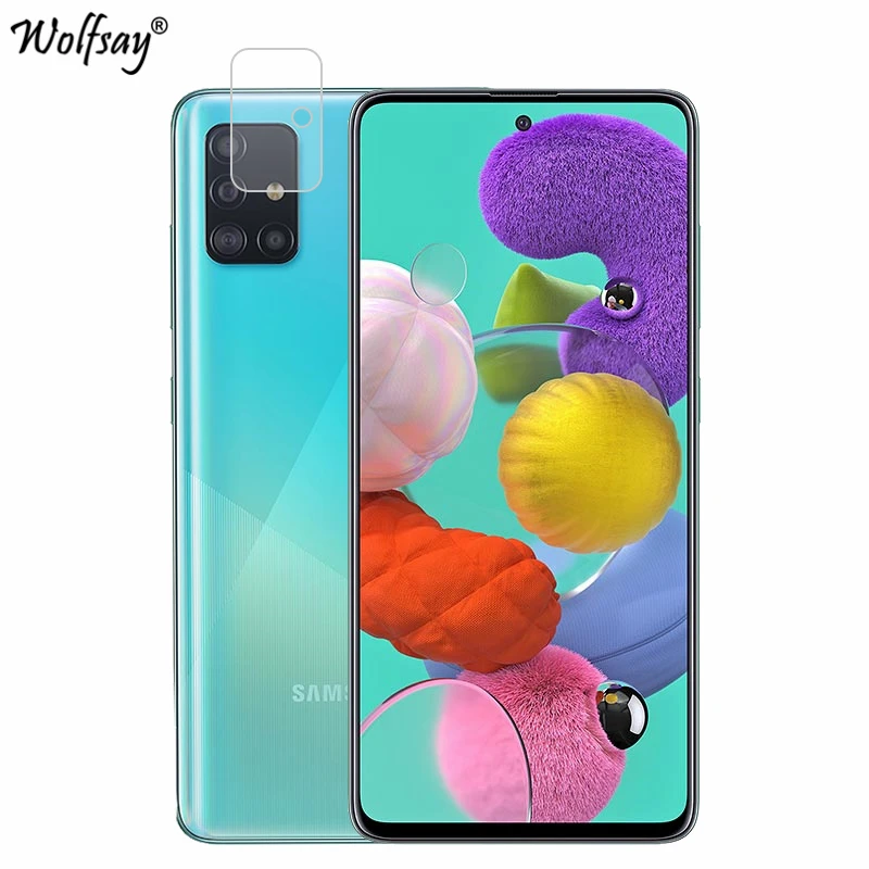Пленка для камеры Samsung Galaxy A51 2 шт. защитная стеклянная пленка A51|Защитные стёкла и