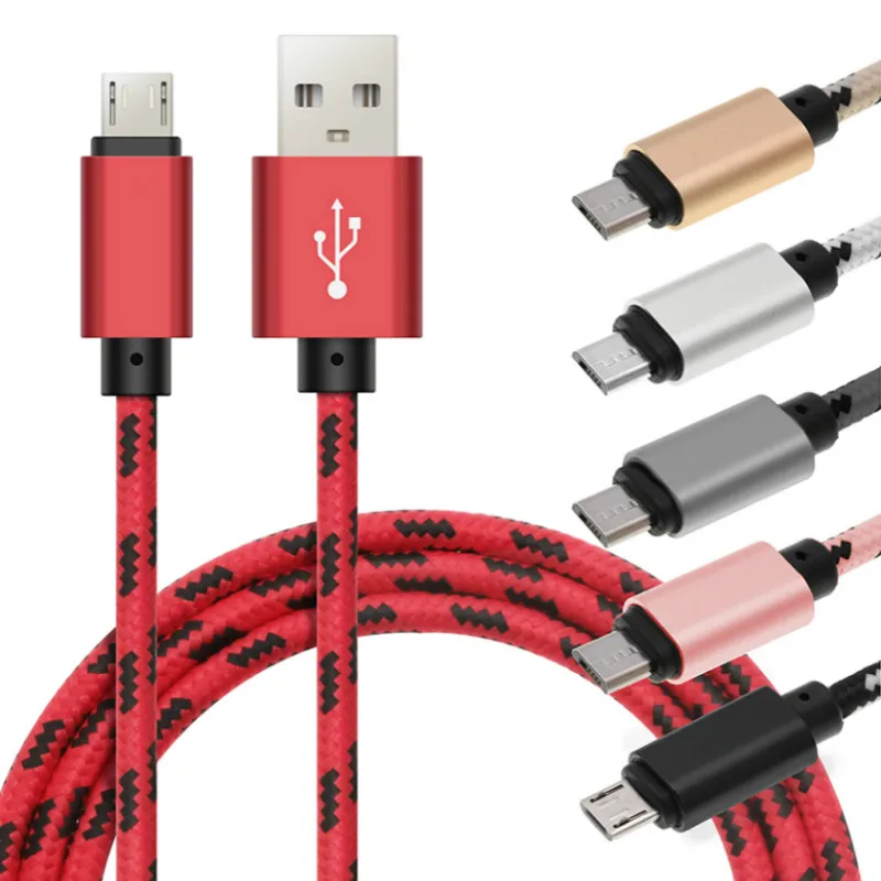 

10 шт. Micro USB кабель 1 м 3 фута Синхронизация данных USB зарядное устройство телефонный кабель для Samsung HTC Huawei Xiaomi Android телефонные кабели для быстрой зарядки