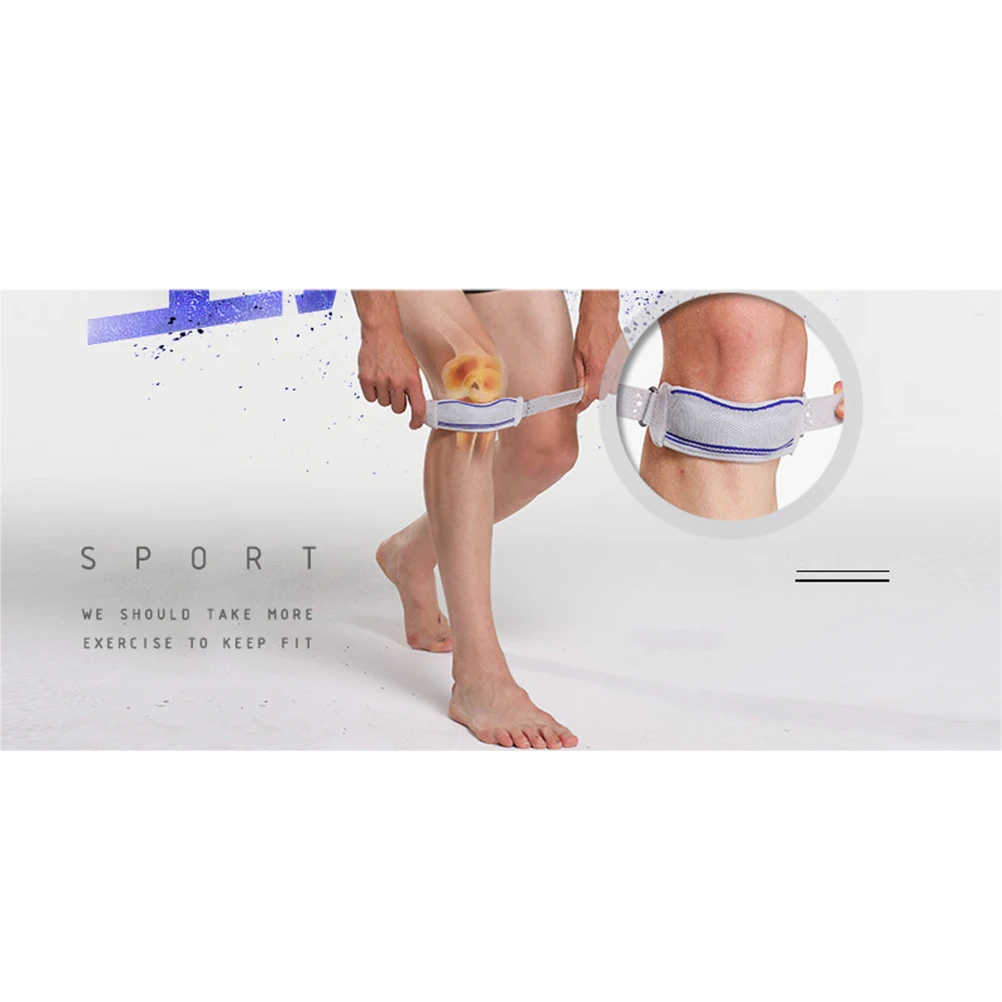 

1Pc Sports Knee Pad Professional Kneecap Knee Brace Silicone Kneecap Knee Protector for Fitness Sports Exercise