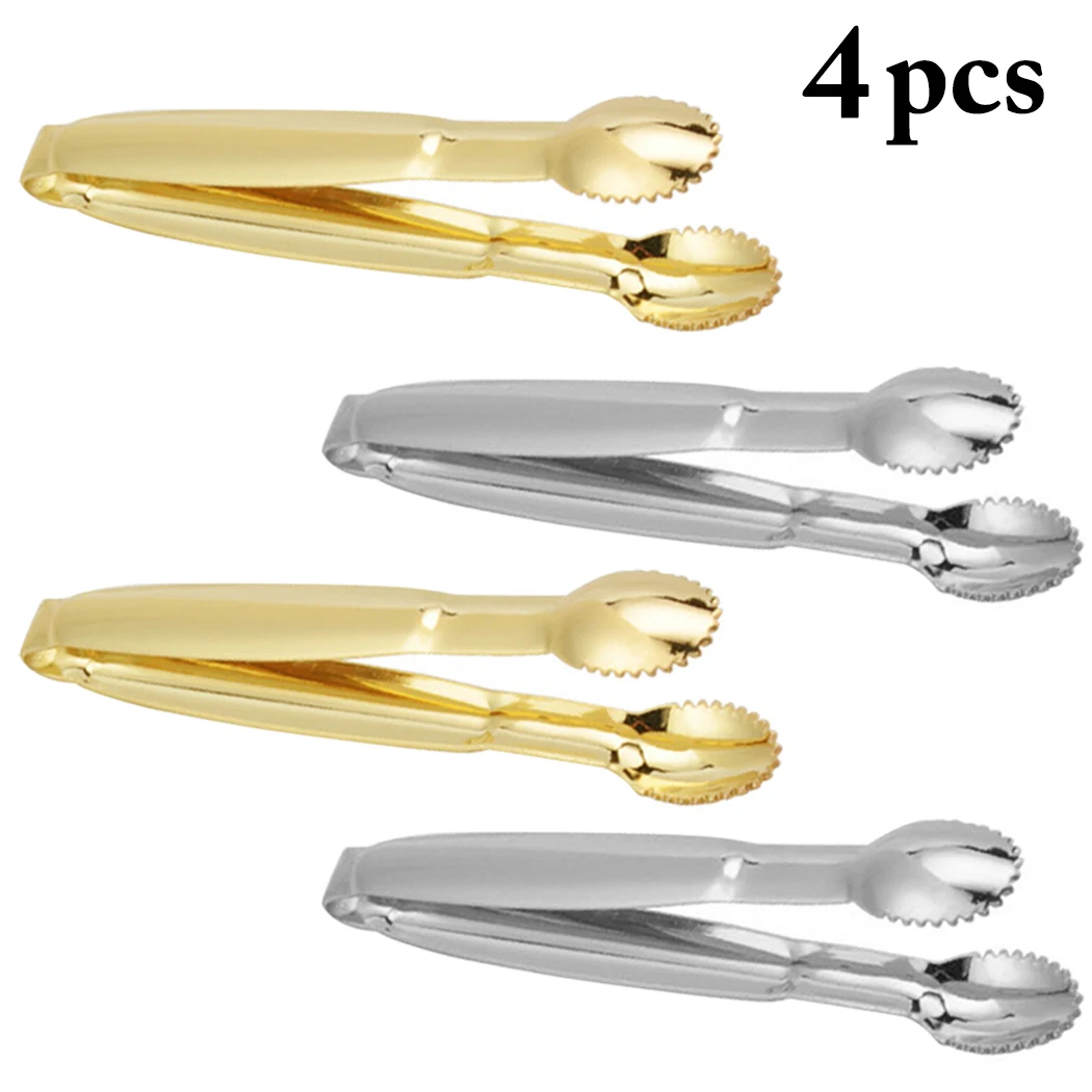 

Многофункциональные щипцы для льда из нержавеющей стали, Креативные кухонные щипцы для сахара, 4 шт.