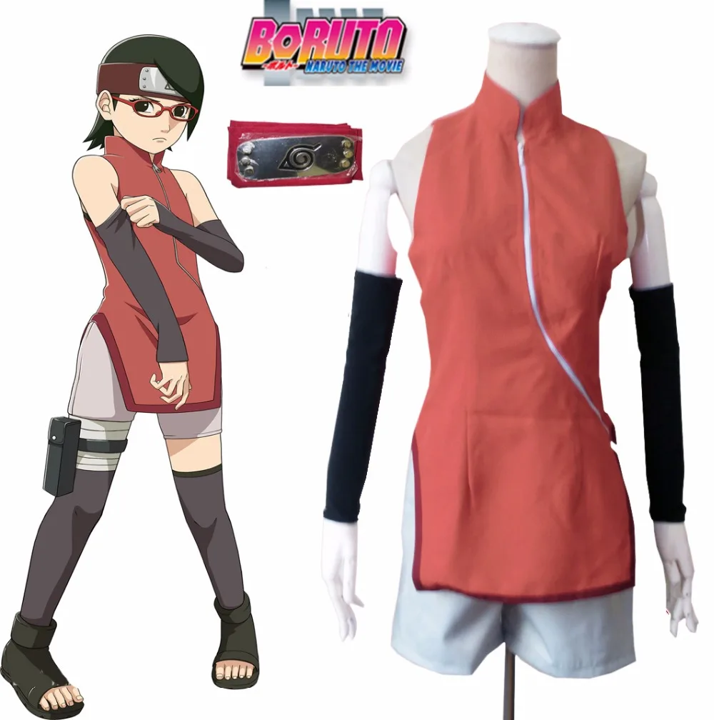 Boruto Наруто фильм Учиха сарада Косплэй костюм|cosplay costume|movie cosplay costumesnaruto costume |
