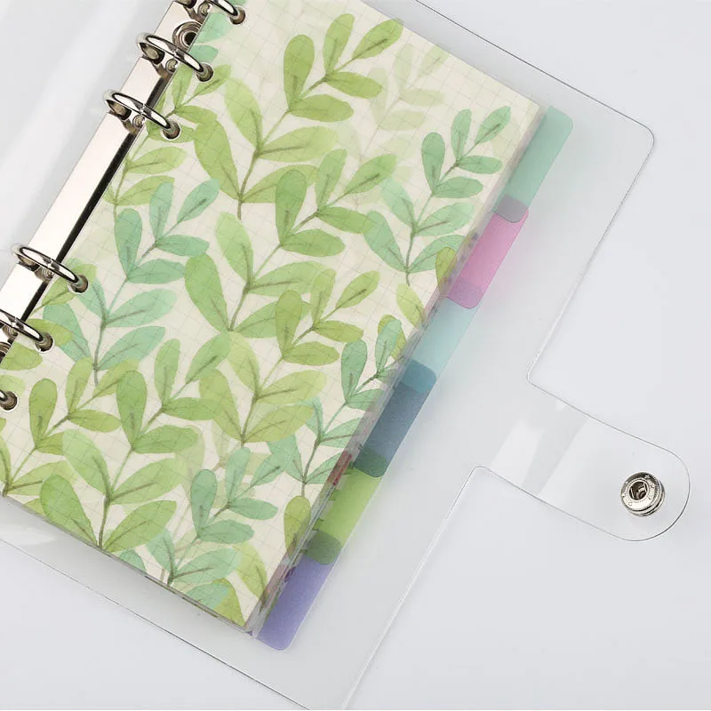 6 шт. страница для классификации формата А6 отверстий прозрачная матовая пленка