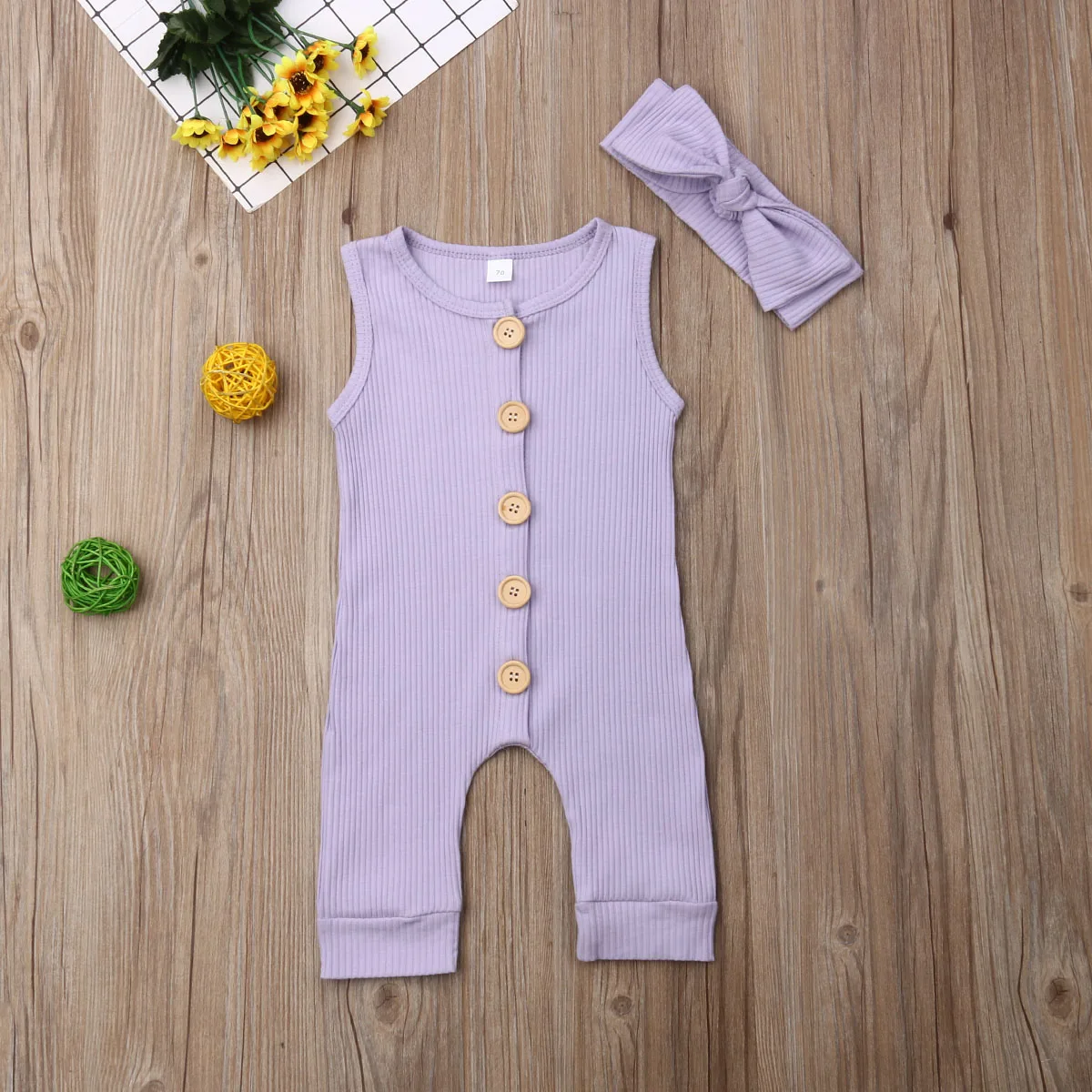 Newborn Baby Boy Girl Knitting Cotton Navy Blue Wine Red White Sleeveless Romper Clothes Outfits And Hat 2Pcs | Детская одежда и