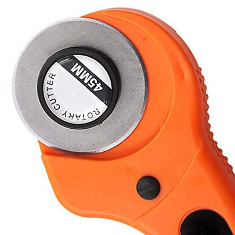 

45mm Round Cutters Patchwork Roller Wheel Cutting Tool for Fabric Leather Cloth Cutter Quilting Fabric Craft DIY Tool HK
