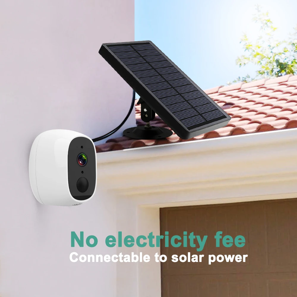 IP камера 1080p HD батарея WiFi Беспроводная наблюдения 2.0MP Домашняя безопасность
