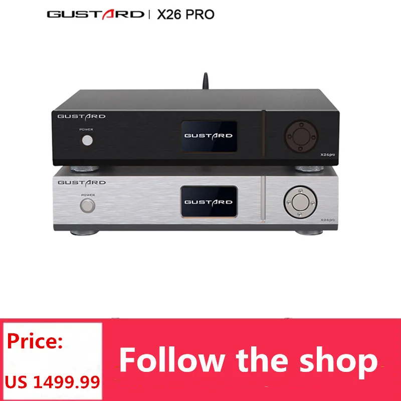 Gustard DAC X26 PRO Bluetooth 5 0 ESS9038 * 2 K2 синтезатор часов X26PRO DSD512 PCM768KHz|Цифро-аналоговые