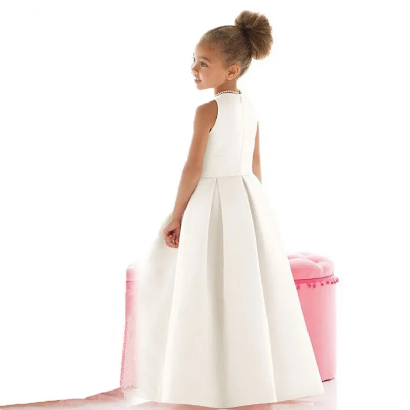 Детские Платья с цветочным узором для девочек нарядные вечерние платья Бальные