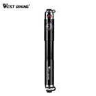 WEST BIKING велосипедный насос Алюминий сплав 160PSI манометром шин велосипедный воздушный насос для велосипеда MTB Аксессуары для ручной Велосипедные насосы