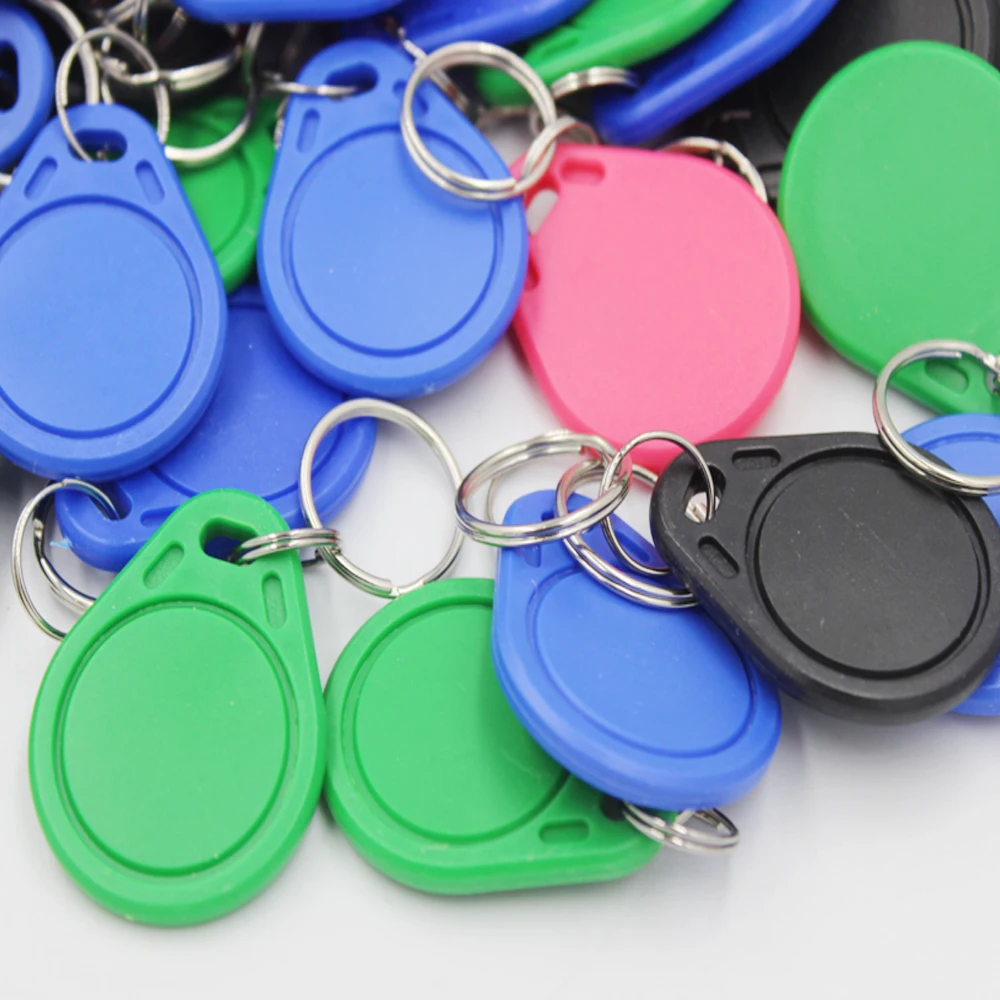 100 шт./лот 13 56 МГц IC M1 S50 брелоки бирки контроль доступа RFID карта поиска ключей