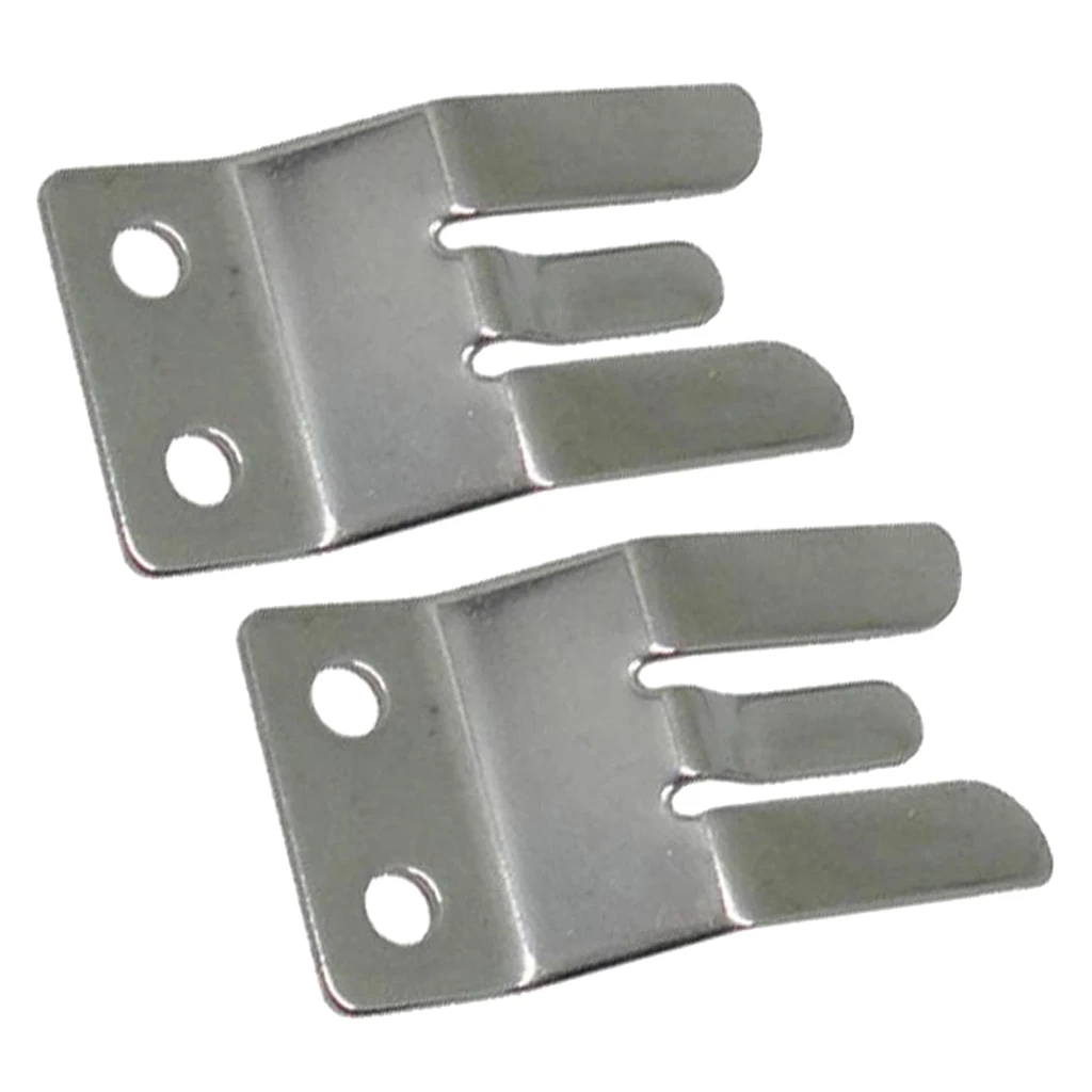 Слитный зажим для микрофона из нержавеющей стали 2 шт. УКВ CB микрофона|Морское