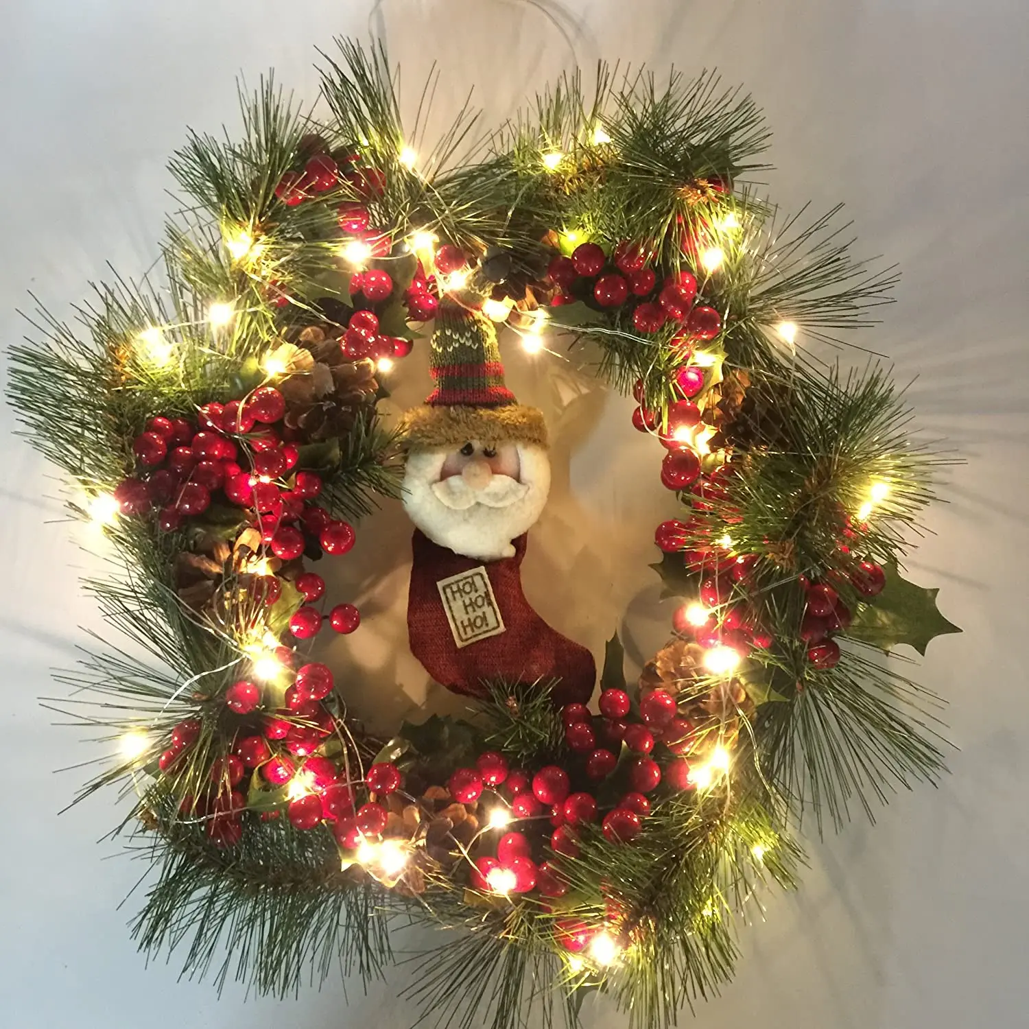 

10m 100Leds Silver Wire String Lights 3AA Battery Powered Garland Christmas Indoor Holiday Wedding Party Fairy LED Decorations