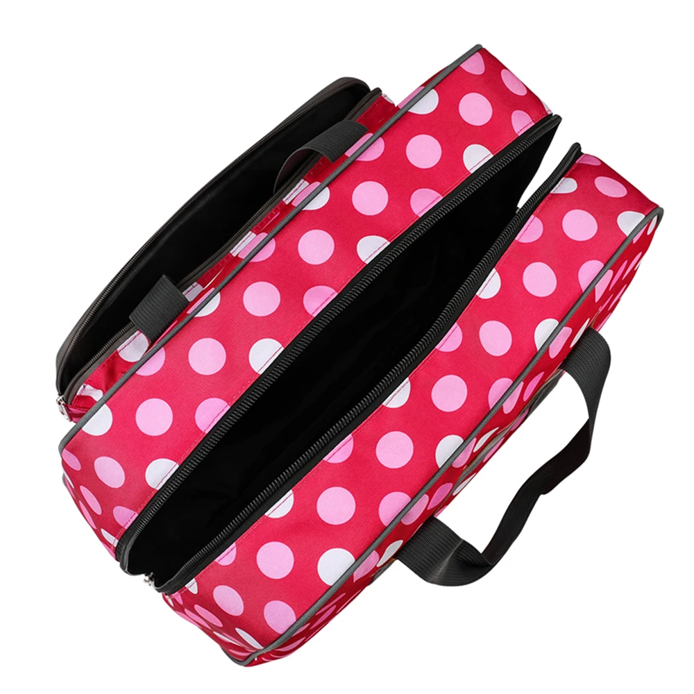 Дорожная прочная сумка-тоут 1 шт. вместительная швейная машина волнистая точка 600d