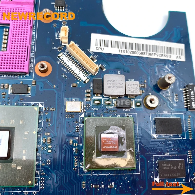 NEWRECORD для Lenovo Ideapad G550 LA-5082P ноутбук PC материнская плата с портом HDMI G105M GPU DDR3