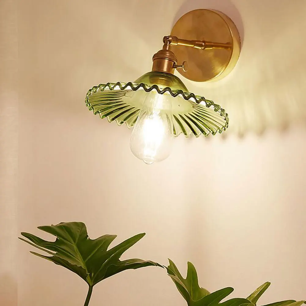 Современный стеклянный прозрачный настенный светильник настенное бра в