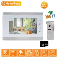homefong smart ip wifi wireless video door phone with motion record ahd 960p doorbell camera home intercom for apartment villa