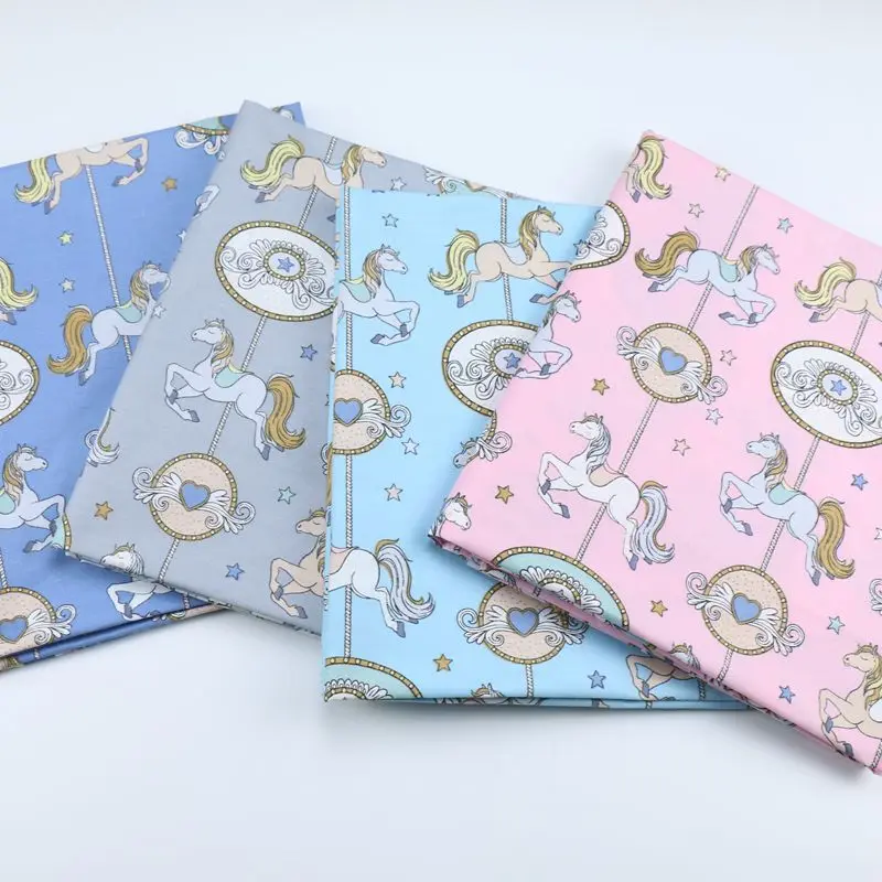 DIY шитье саржа 100% хлопок ткань для детской одежды постельные принадлежности тильда стежка tissus скандинавские