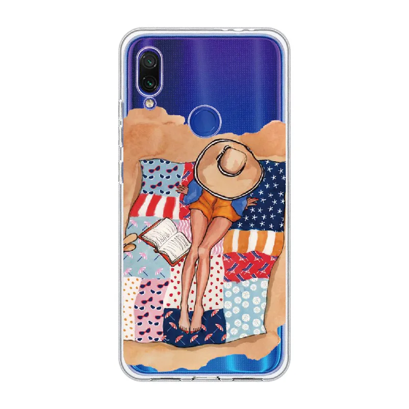 

Classy Paris Girl Legs Travel For Xiaomi Mi Redmi Note 5 6 7 8 9 10 lite Pro Plus Soft TPU Crystal Slim Protective Clear Case