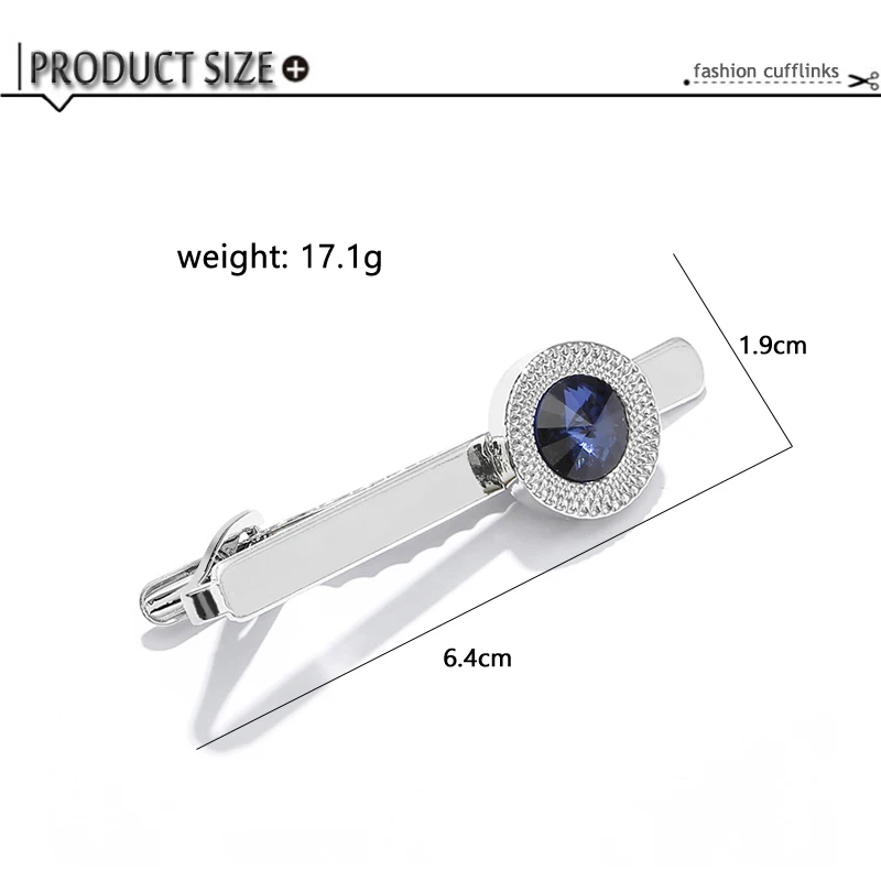 Высокое качество Мужские свадебные Зажимы для галстука классические простые