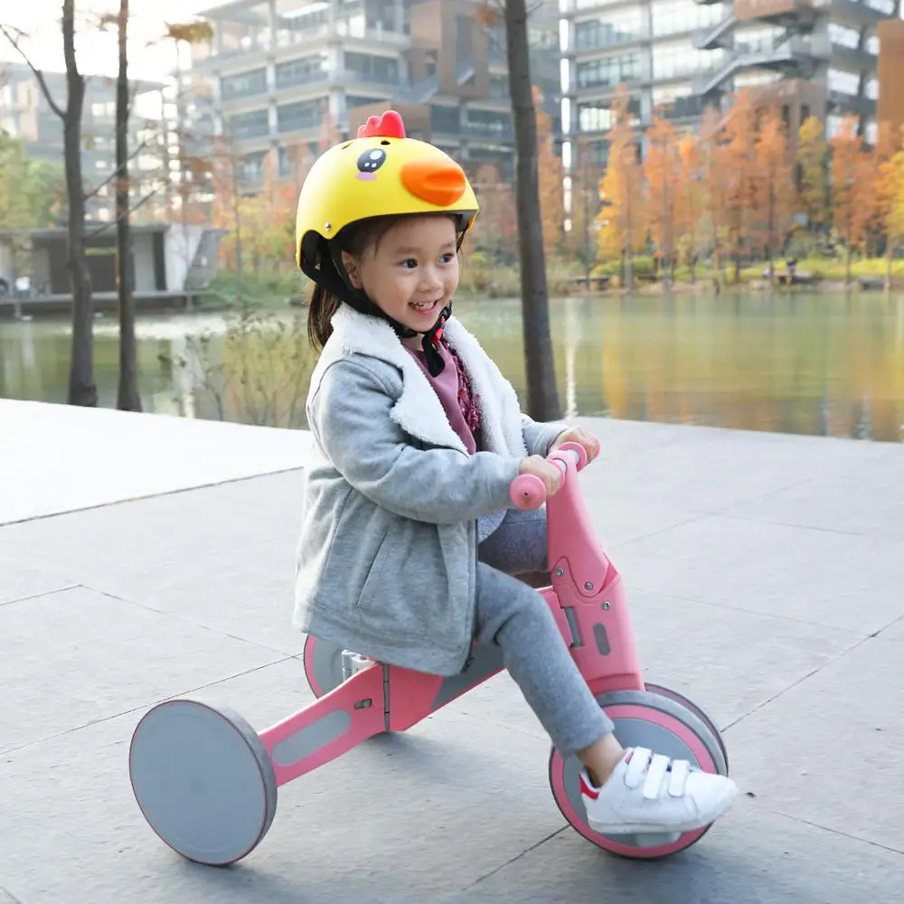 XIAOMI MIJIA Children's Push Scooter Balance Bike Walker Infant Toy Gift Three-wheel balance car for 1-3 years old | Спорт и