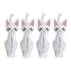 4 шт. пляжное полотенце, зажим для кошек, крепление на стул, вешалка для полотенец гигантского размера на кресло для бассейна, пластиковая прищепка