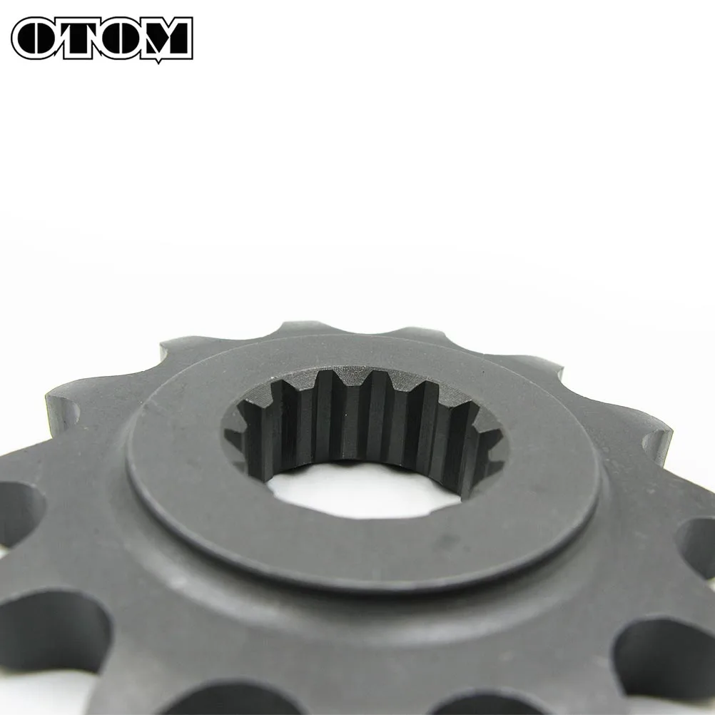 

OTOM Motorcycle Small Sprocket 13/14 Teeth Pinion Front 520 530 Chain Forged Lightweight Design For ZONGSHEN Engine NC450 450cc