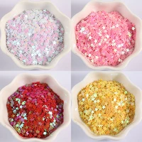 2 7 5 3mm 500g pentagram star gloss sequins colorful confetti paillettes nail decoration diy material spangle nailart