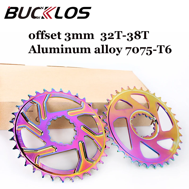 Велосипедная велосипедная цепь MTB GXP 3 мм узкая широкая 32-38T Звездочка из алюминия