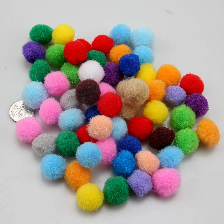

250 plush balls of different colors, different sizes, children's sorting balls, early childhood education puzzle sorting toys