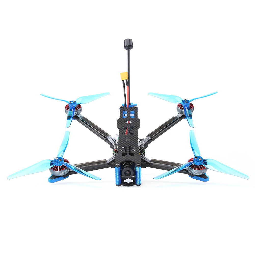 

IFlight Chimera5 DC HD 5 дюймов 219 мм Mini LR BNF W/ Nebula Nano Digital HD System/XING 2005 2550KV motor/Beast F7 45A AIO для FPV