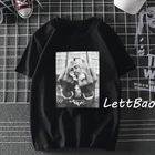 Футболка 2Pac в стиле Гангстер-рэп-Тупак, рубашка в стиле хип-хоп, модная футболка в стиле Харадзюку, Мужская Летняя Повседневная одежда с круглым вырезом и коротким рукавом