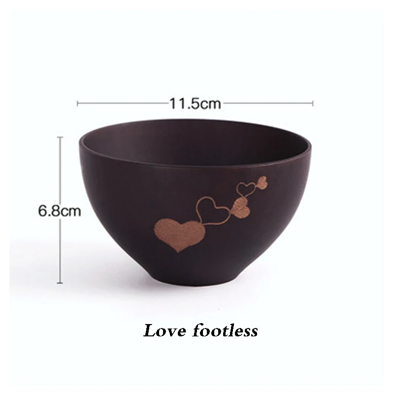 

Japanese Cartoon Chinchilla Wooden Bowl Adult Children Millet Rice Bowl Solid Wood Large Soup Bowl Household