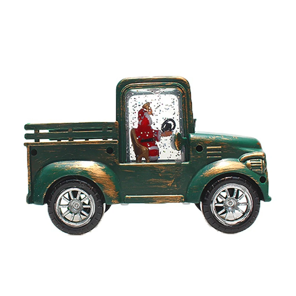 

Christmas Decoration Lamp Santa Claus Car Truck Tractor Ornaments Christmas Lantern Small Oil Lamp Holiday Lighting