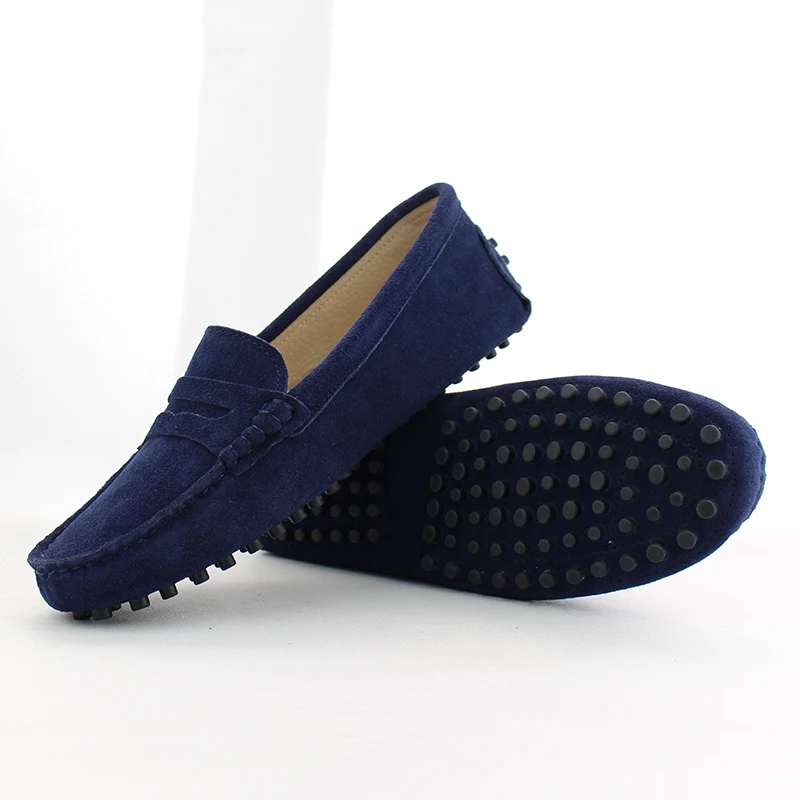 Мужские мокасины из натуральной кожи мягкие лоферы обувь на плоской подошве