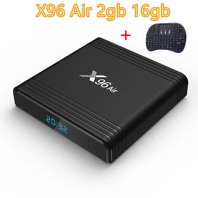 X96 Air 2gb 16gb i8 X96 Air Tv Box Android 9,0 Bluetooth Amlogic S905x3 4 Гб 64 Гб Wifi 4k 8k 24fps Netflix Youtube HD Android 9 мини-приставка - Цвет: X96 Air 2gb 16gb i8