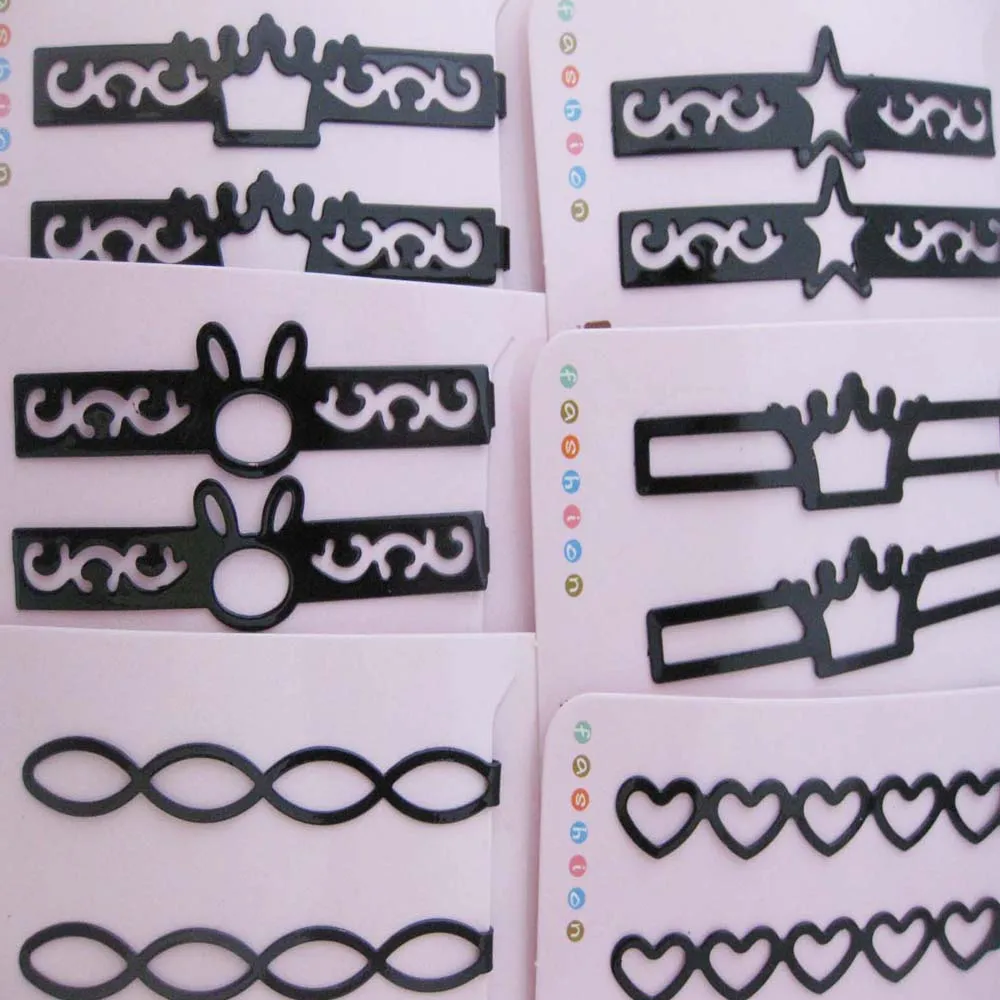 

Hair Hairpins 6Pcs Makeup Accessory Metal Barrettes Decorative Girls Headwear