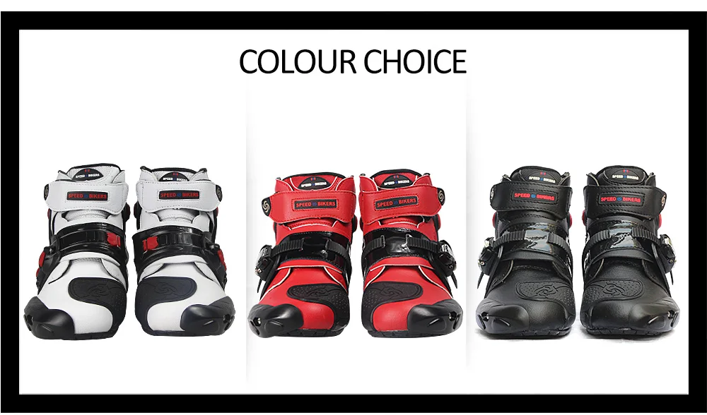 Ботинки в байкерском стиле Водонепроницаемая Обувь для мотокросса обувь мужчин