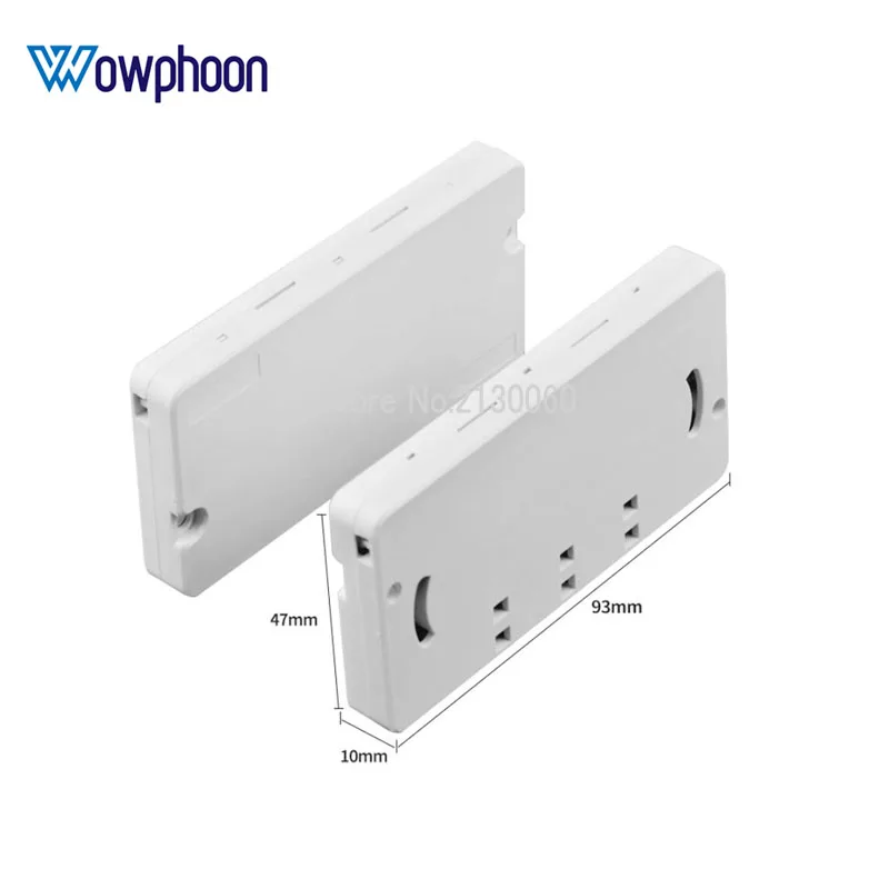 

2 in 2 out FTTH optical fiber protection box leather cable protection box fiber heat shrinkable tube protection box 50PCS