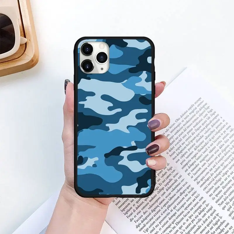 

Camouflage Pattern Camo military Army Phone Case for iPhone 11 12 pro XS MAX 8 7 6 6S Plus X 5S SE 2020 XR mini