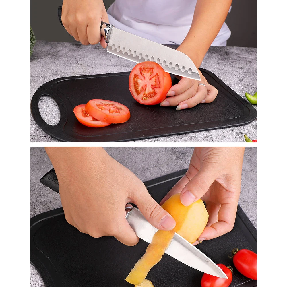 Набор кухонных ножей 5 шт. острые бытовые приборы для чистки фруктов нарезки мяса