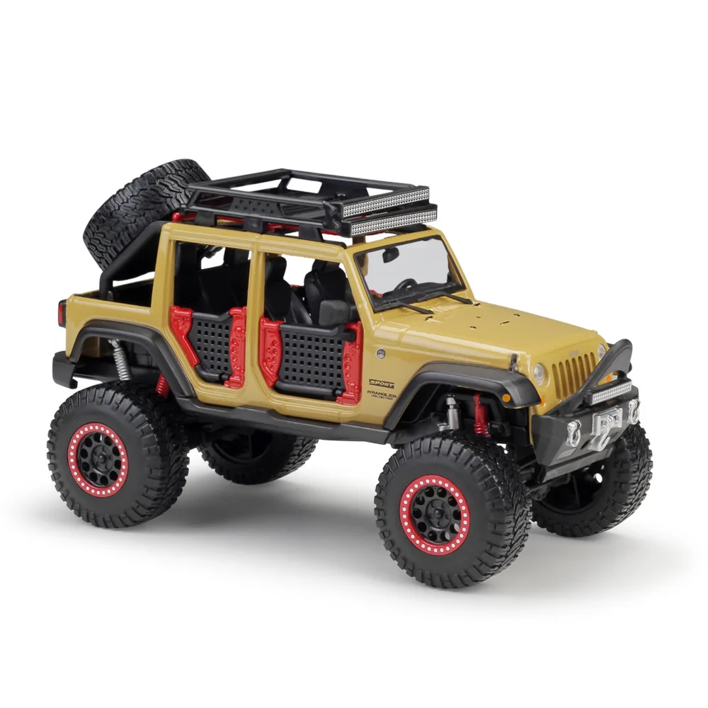 

Неограниченная металлическая роскошная модель автомобиля Maisto 1:24 JEEP WRANGLER, литые модели автомобилей, коллекция игрушек, подарок на Рождество