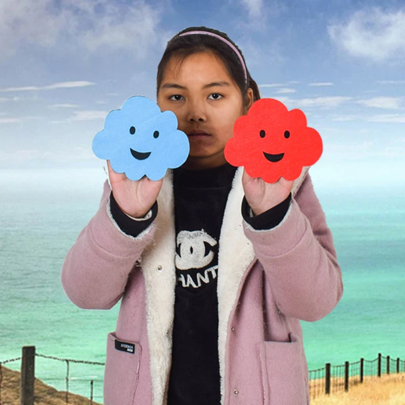 Реквизит для танцев улыбающиеся лица игры с облаками церемонии открытия